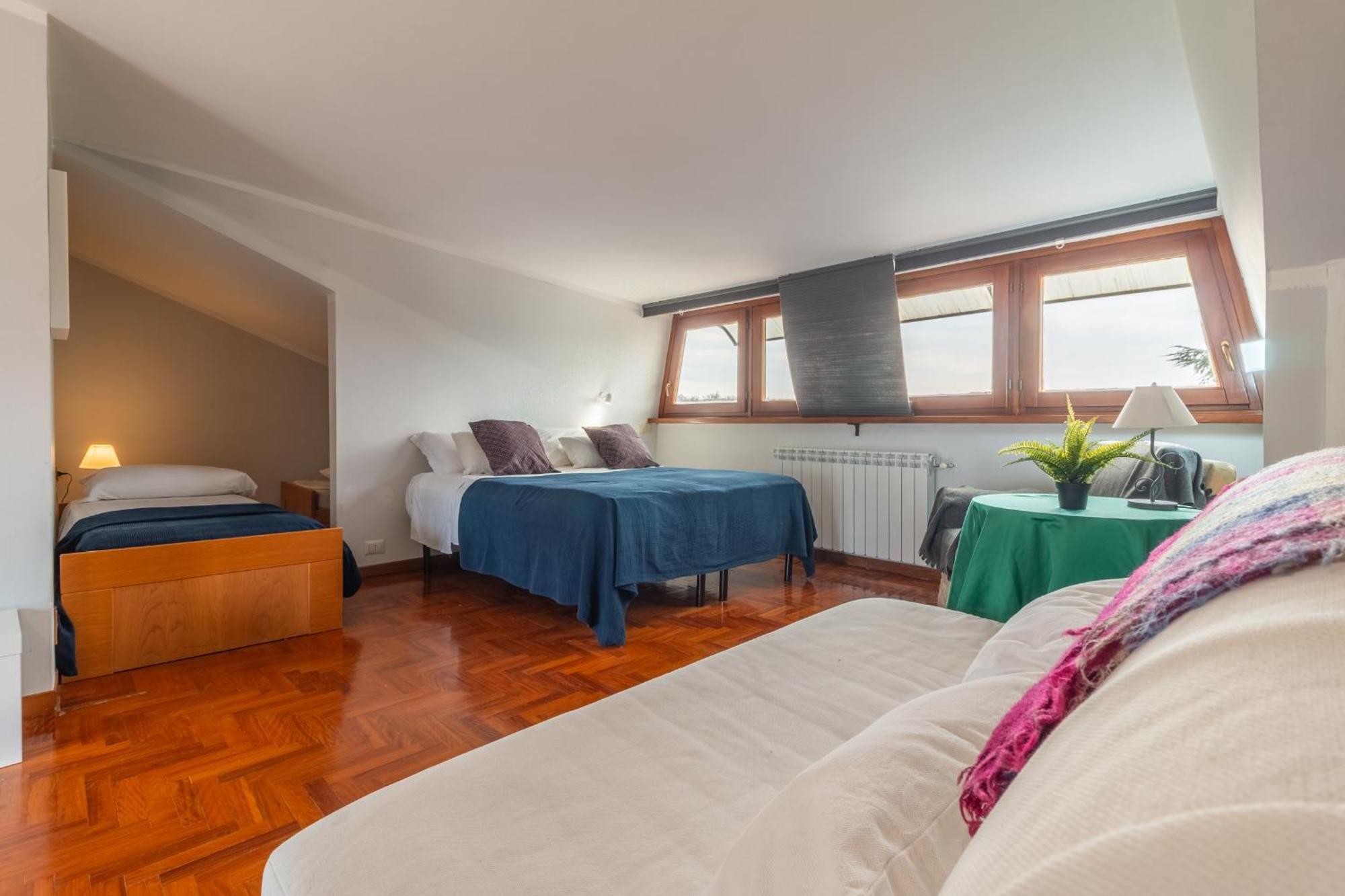 Spaziosa Villa Bifamiliare Campagnano Di Roma Bagian luar foto