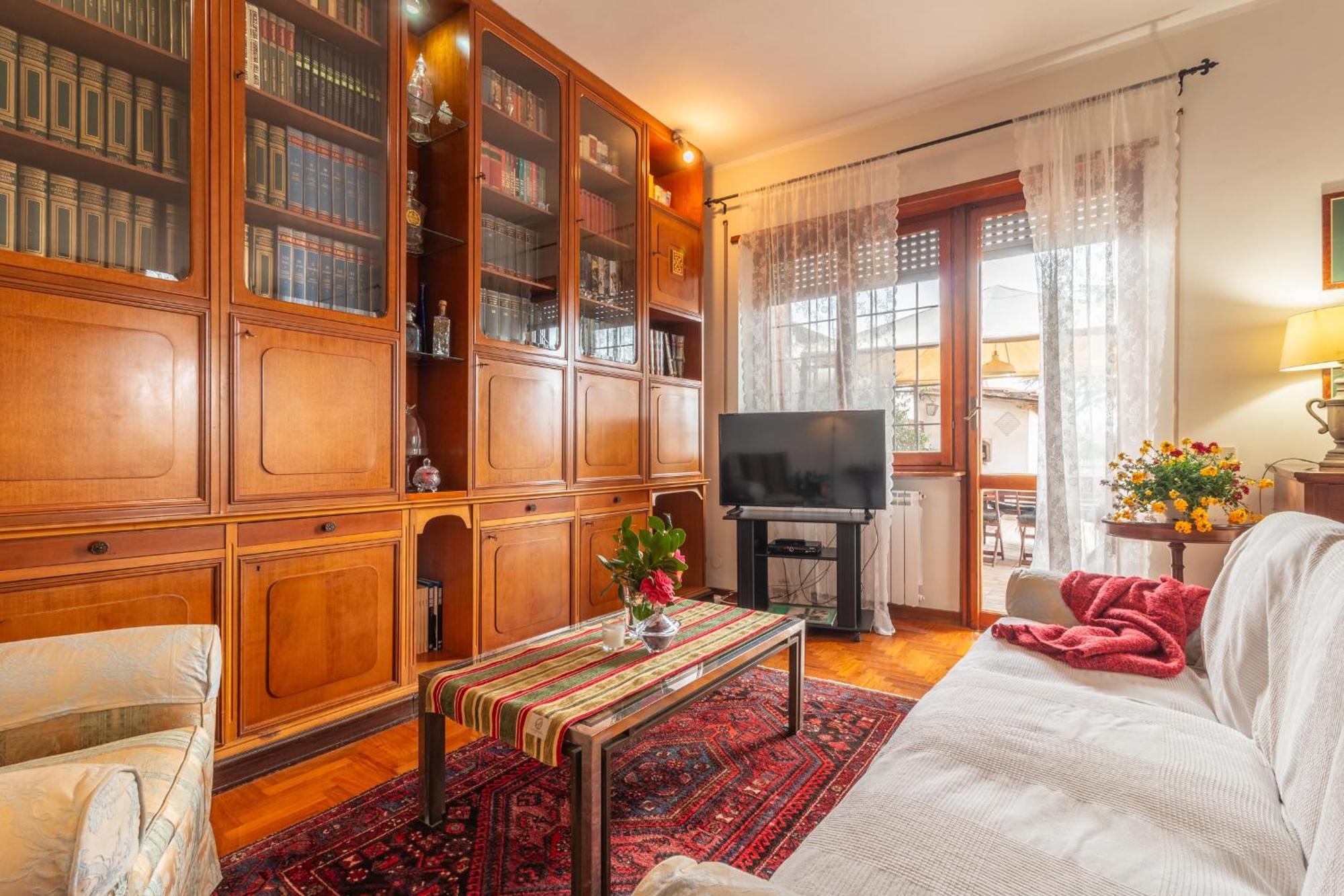 Spaziosa Villa Bifamiliare Campagnano Di Roma Bagian luar foto